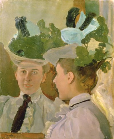 Signora allo specchio, 1898 da Konstantin Andreevic Somov